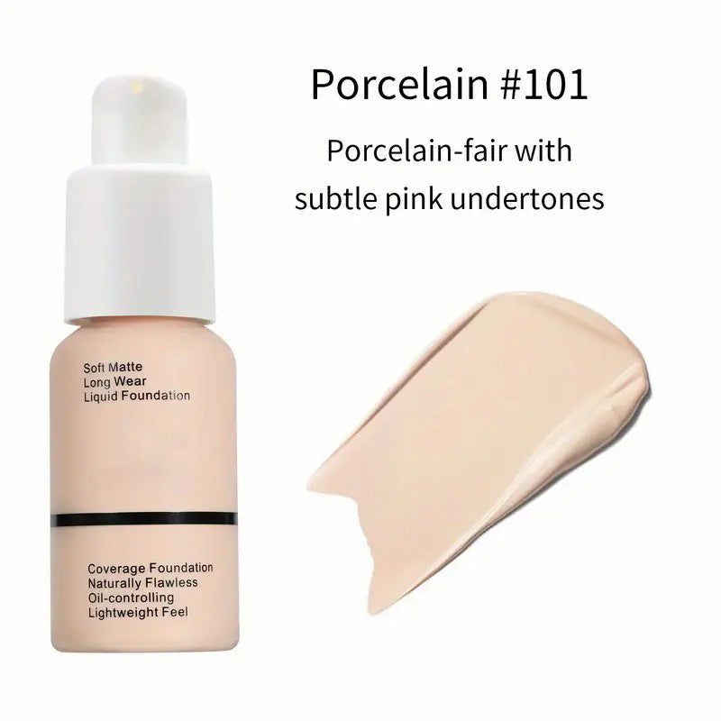 ✨Matte Silky Full Coverage Liquid Foundation