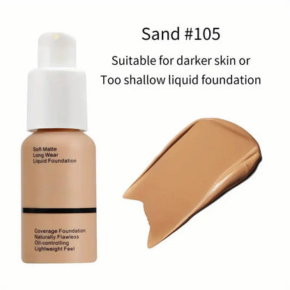 ✨Matte Silky Full Coverage Liquid Foundation