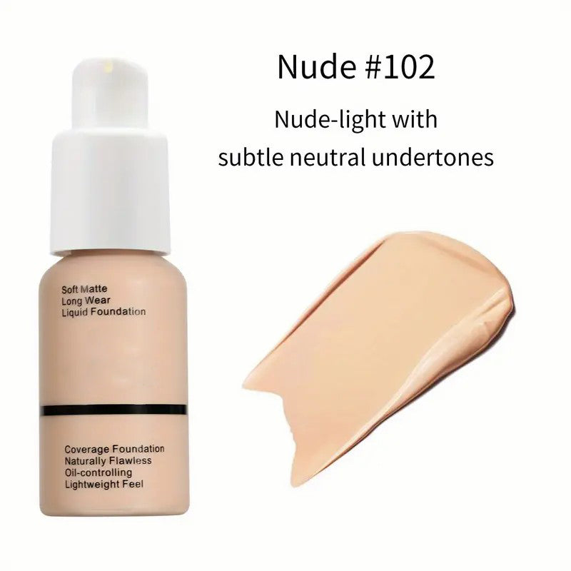 ✨Matte Silky Full Coverage Liquid Foundation
