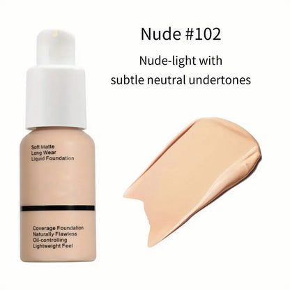 ✨Matte Silky Full Coverage Liquid Foundation