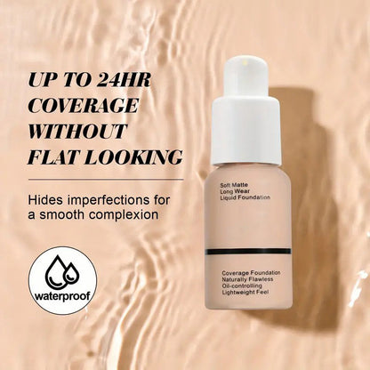 ✨Matte Silky Full Coverage Liquid Foundation