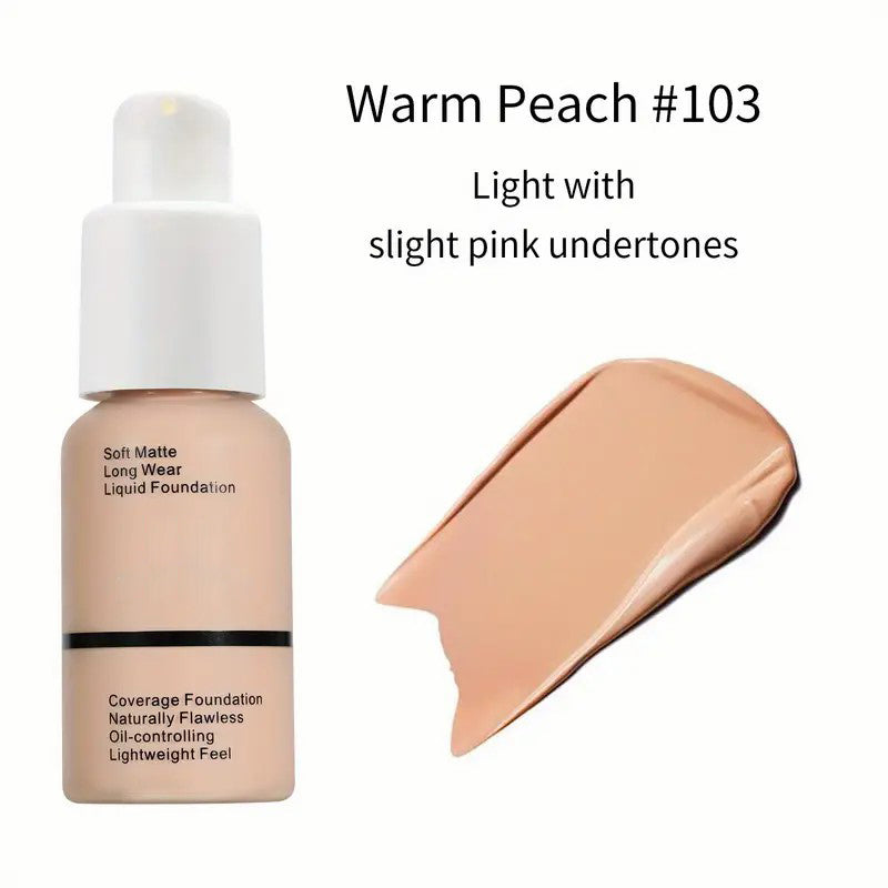 ✨Matte Silky Full Coverage Liquid Foundation