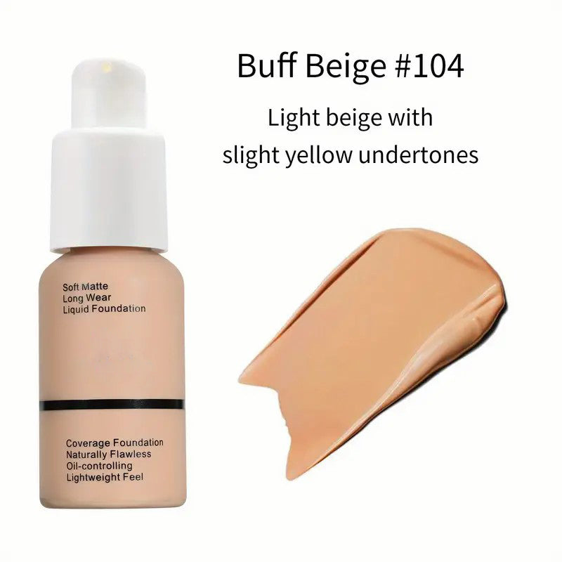 ✨Matte Silky Full Coverage Liquid Foundation